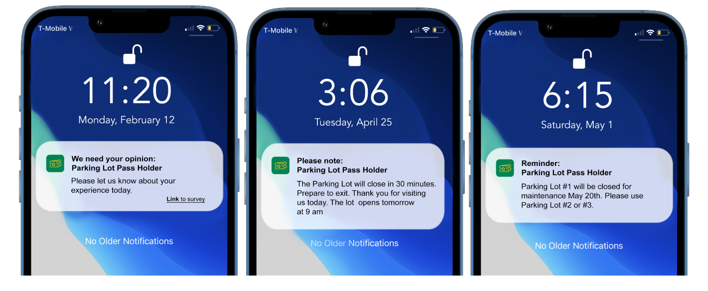 Message to Inform, Remind and Survey Patrons Message to Inform, Remind and Survey Patrons