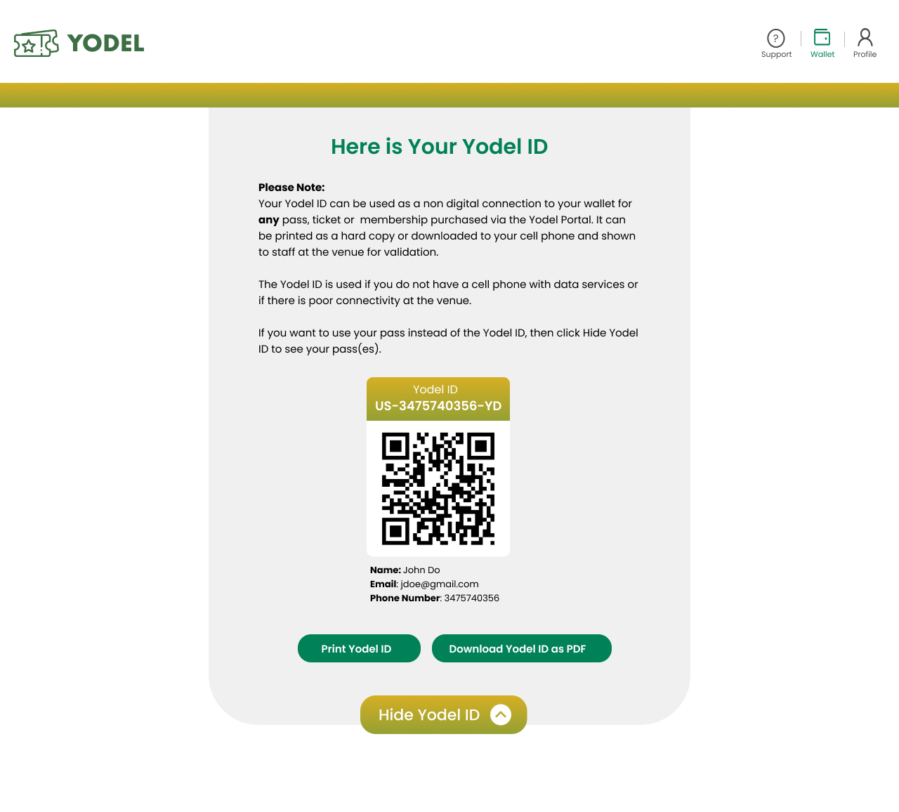 Yodel ID