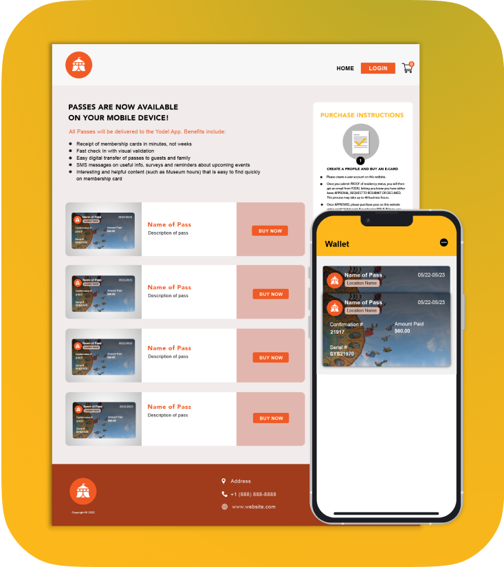 Portal website and app