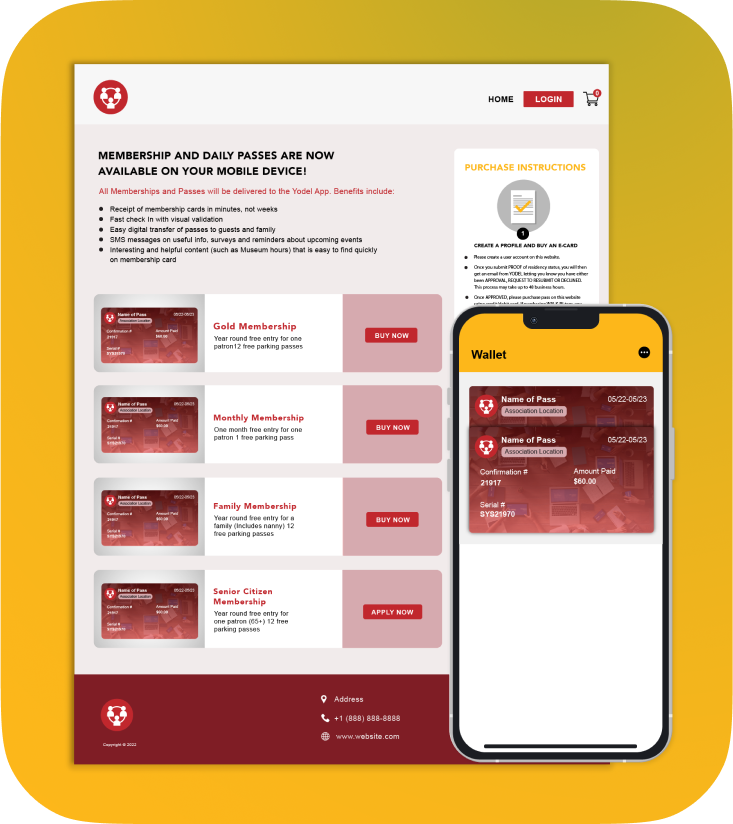 Portal website and app