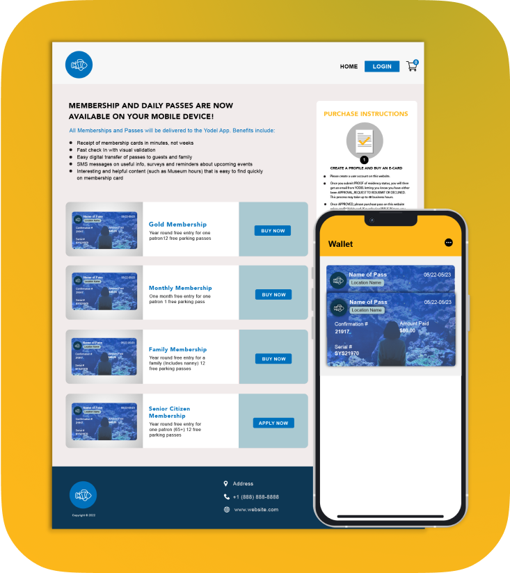 Portal website and app