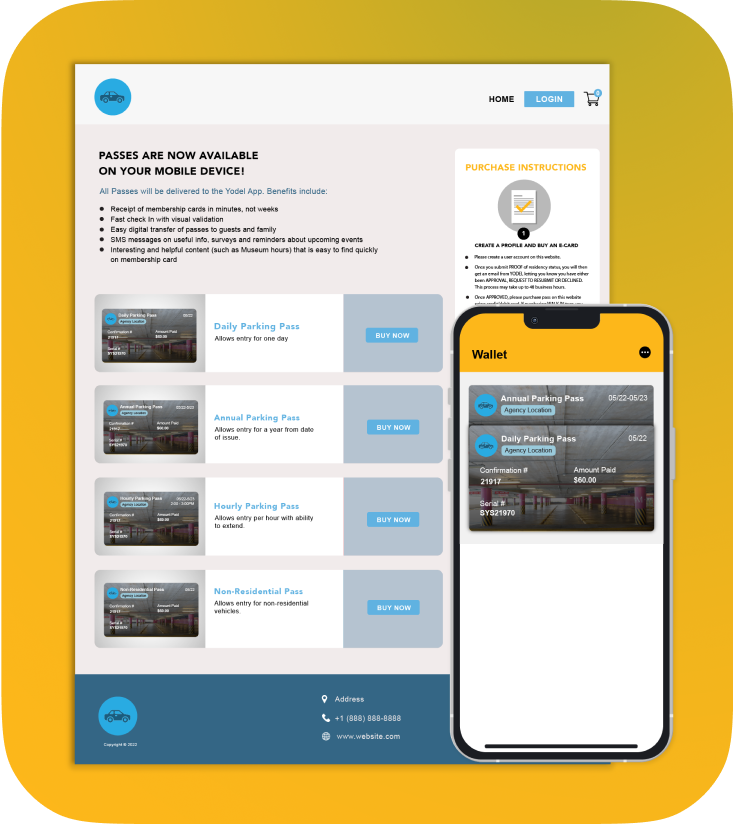 Portal website and app