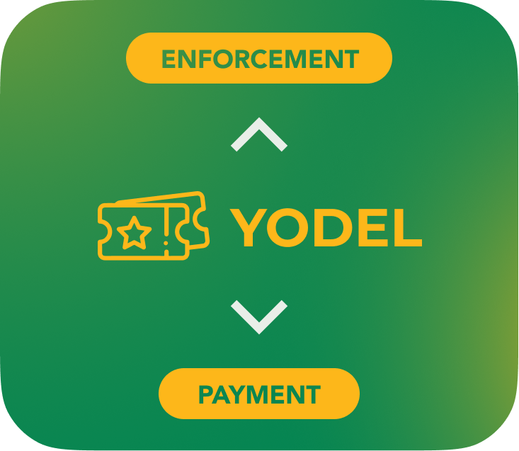 Yodel enforcement and payment.