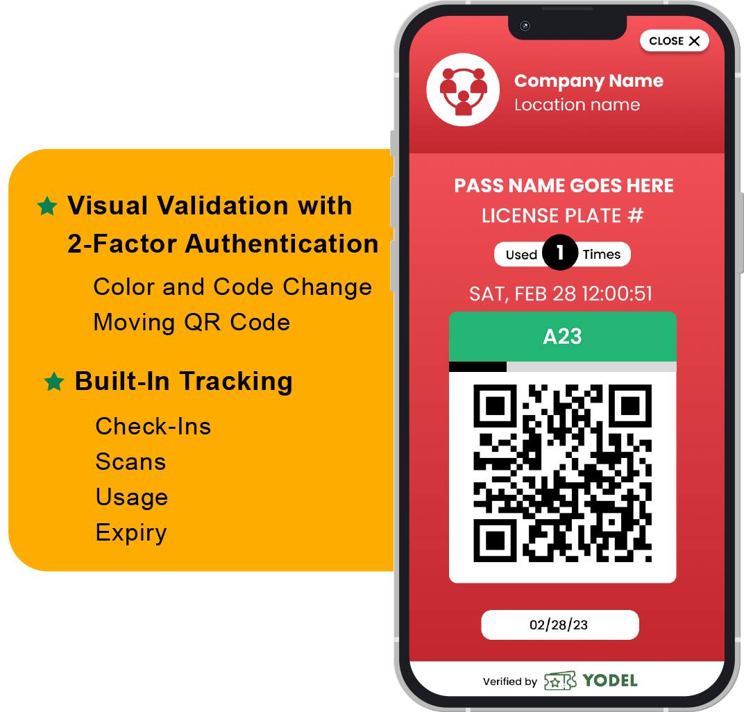 Visual validation with two-factor authentication. Built-in tracking. Visual validation with two-factor authentication. Built-in tracking.